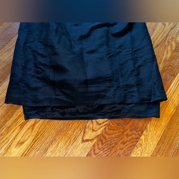 Talbots beaded black dress size 12W plus size silk blend fully lined old money - Picture 7 of 11